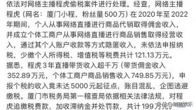 网红程虎事件：税收警钟长鸣，行业规范待塑